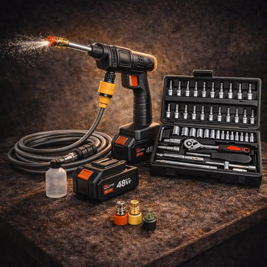 Combo Hidrolavadora + juego raches 46